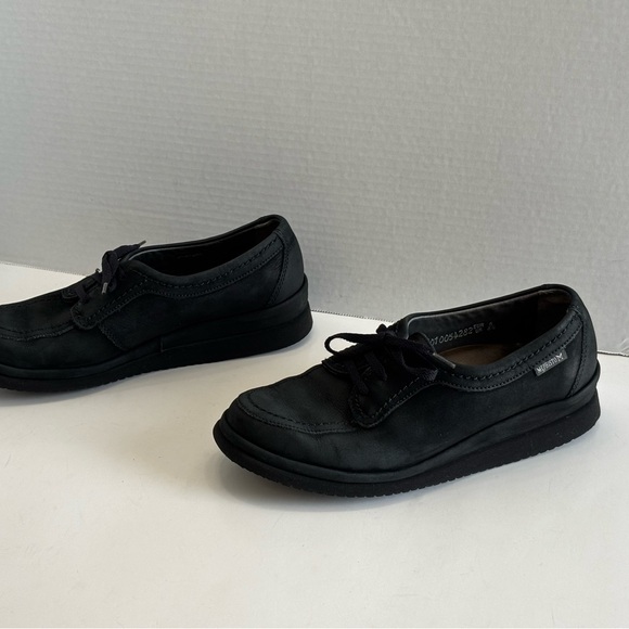 Mephisto Air Jet Women's 8.5 Black Leather Lace Up Casual Comfort Oxford Shoes - Picture 14 of 14